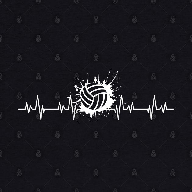 Volleyball Heartbeat by Bellinna